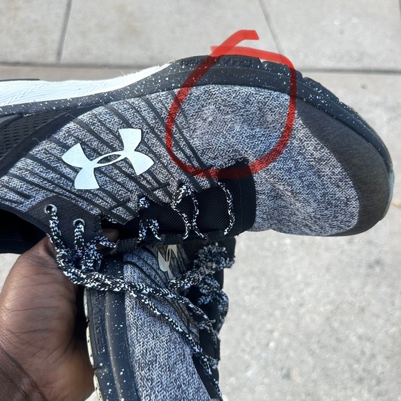 Under Armour‎ Men\'s Charged Bandit 2 Athletic Shoes Size 13 Gray Black